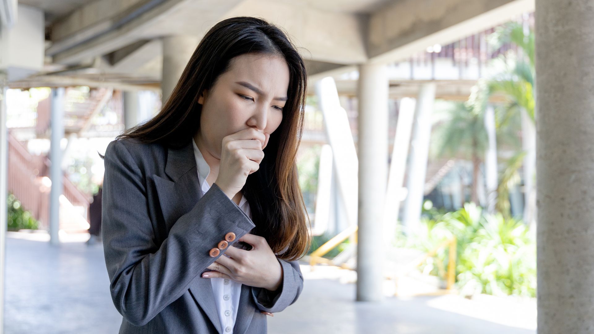 asthma patient suffering influenza