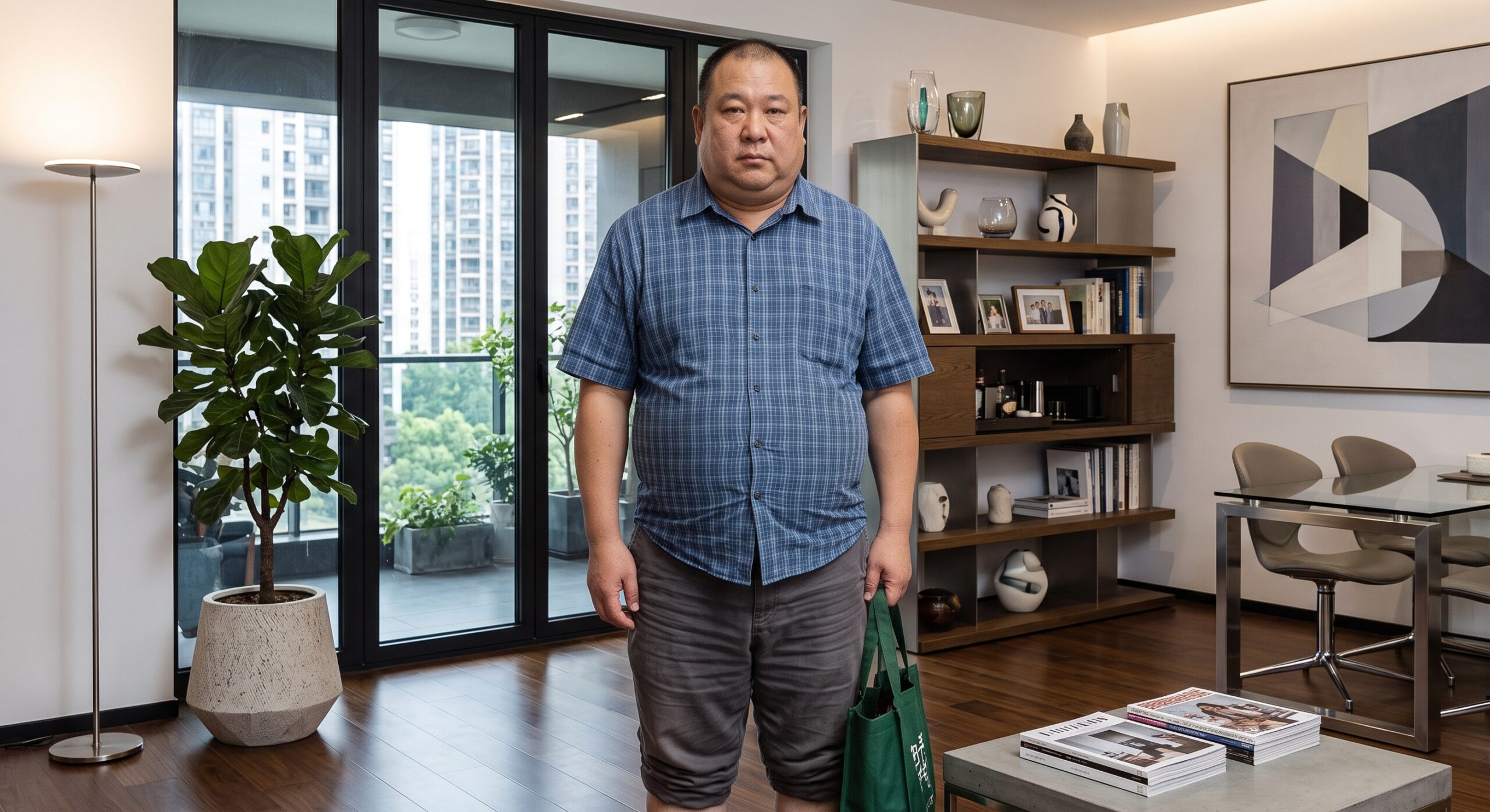 a asian obesity man