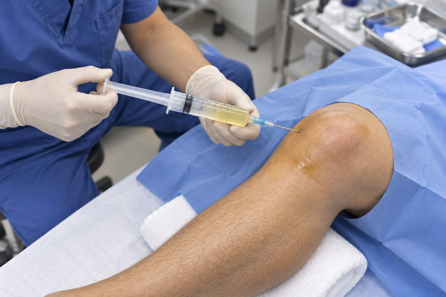 Image Elevated Knee Aspiration in Clinic_edited